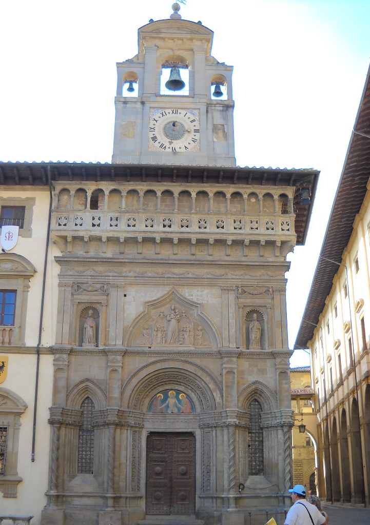 Il Palazzo di Fraternita Ã¨ uno dei capolavori architettonici di Arezzo 